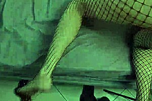 I slid into the redhead in sheer fishnets, she craved cum in her mouth