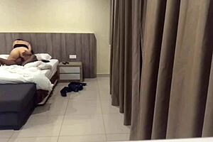 placed hidden cam to record this cheating tinder slut with me