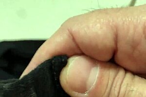 Placed My Cock On My Girlfriend's Dirty Panties