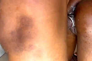 the newly married couple passionately fucked in the kitchen