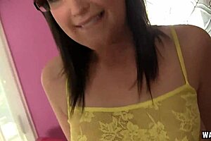 Blaire, the nubile babe, enjoys a face creaming in Wankz