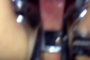 Shemale uses speculum on me in intriguing way