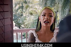 Usingher4k - Freeuse Little 18+ Asian Teen 18+ Step-Daughter Is A Fuck Toy For Debt - Paisley Paige Peter Green