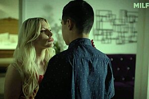 Hot mom-in-law seduces her friend's boyfriend