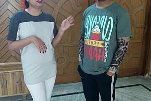 Teen tricked into getting naked for personal trainer and sucking his cock morning yoga class