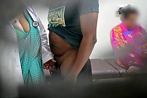 Indian Doctor Having Sex With A Patient While Nurse Sitting Near