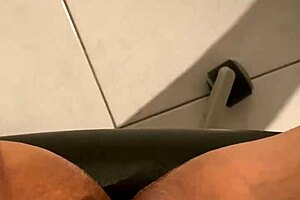 mature blonde masturbates while alone at home