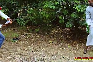 Bbw King's Wife Fucked by Two Big Cock Pornstars in the Bush