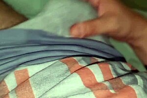 Amateur Christmas Cumshot with Huge Hard Cock