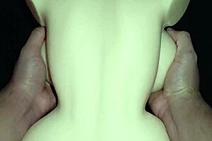 Sally asks for anal sex on the desk in doggy, I cum in her tight ass