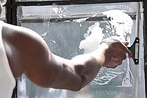 free scene - racy rebecca volpetti sucks off her bbc window cleaner before he fucks every hole gp2778