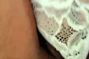 Latina's Big Hairy Pussy Licked and Fucked Outdoor