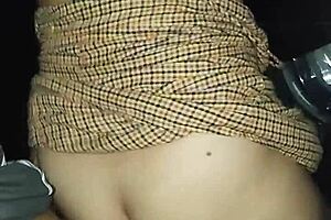 Latina puta can't hold back, fucked on beach car in public, flashing tits and ass.