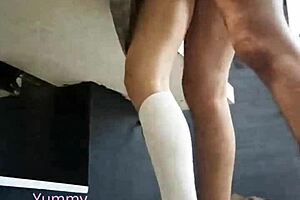 i'm a sexy skinny schoolgirl, they took off my thong under my skirt, fucked me until pregnant, penetrated from behind by classmate