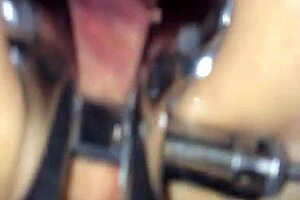 Shemale uses speculum on me in intriguing way