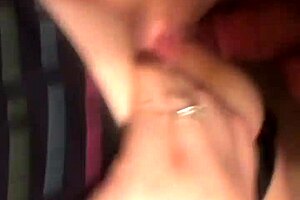 this sexy amateur wife deepthroats, fucks, and opens her ass for a creampie