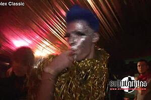 Blonde Squirts in Party Deepthroat