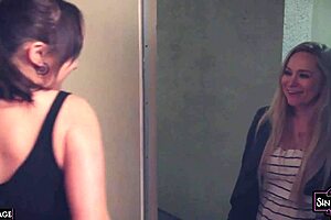 Hot lesbian chicks sinn sage aiden starr boldly dominate wet pussies with strapon!