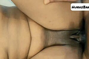 Big ebony ass gets satisfied after fuck 😍