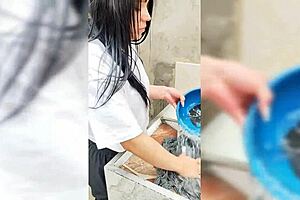 I conviced my petite Colombian wife to fuck