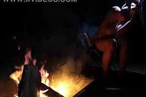 Naked In The Forest Sucking Cock