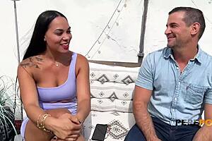 hot rooftop fuck with kim, our favorite latina craving older cocks