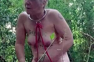 I am the petite slave chained and humiliated with toys in bondage