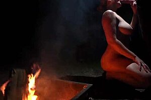 Naked In The Forest Sucking Cock