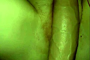 soft petite redhead pussy gobbles monster dildo pt 1