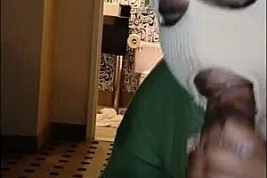 super sloppy deep throat from masked girl