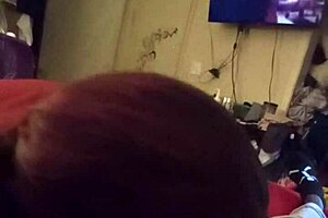 Wife's Loving Deepthroat Blowjob Touches His Soul