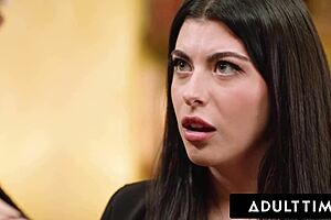 ADULT TIME - HORNY GAL RITCHIE SCISSORS LESBIAN BOSS LITTLE 18+ PUCK BOSS AFTER MISTAKENLY SENDING NUDES