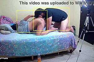 Hidden camera catches wife with neighbor in part 4, fucking hard with toys.