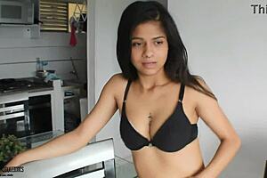 Morning romantic sex with brunette stepsister ends in creampie 😍