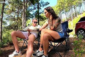 Teasing Public Anal Fucking In Nature Outdoors