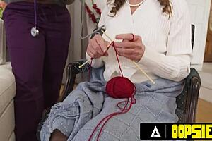 Oopsie nurse gogo fukme caught sex addict granny cyndi sinclair sucking another patients cock