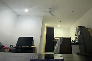 Young girl spanks her ass