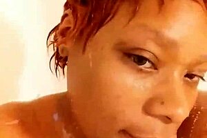 feeling so good in the shower with bbw danielle