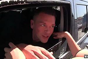 Crazy Beautiful Marina Visconti Showcases Her Tits in Outdoor Scene