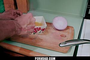 Young woman gets fucked until cumming on shaft