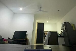 Young girl spanks her ass