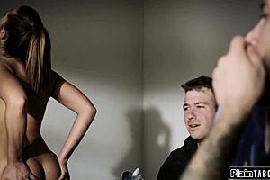 Will you fistfuck your girlfriend or let my men do it? 😈