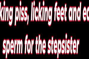 Pisse trinken f��e lecken und sperma essen f�r die sklavin
