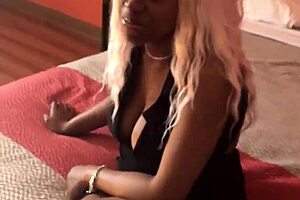 Black Slut Kalifornia Kay Takes Knight Long's Huge Cock In Intense First Scene