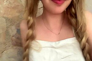 My Stepdad Leaves Me Outside The House And I Wait For Him Very Horny In The Front Yard