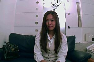 Cute Japanese Student Does First Movie