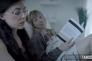 Watch this femdom teen suck that big black cock