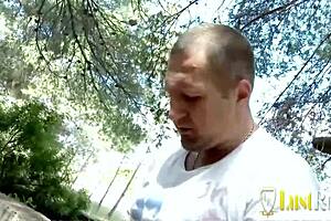 Jazmina Volcan SPREADS her LEGS for OUTDOOR POUNDING with tattooed skin.