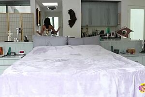 Brunette Invites Lesbian Friend for Dirty Play