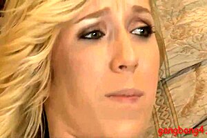 A skinny babe gets dped by massive black boners